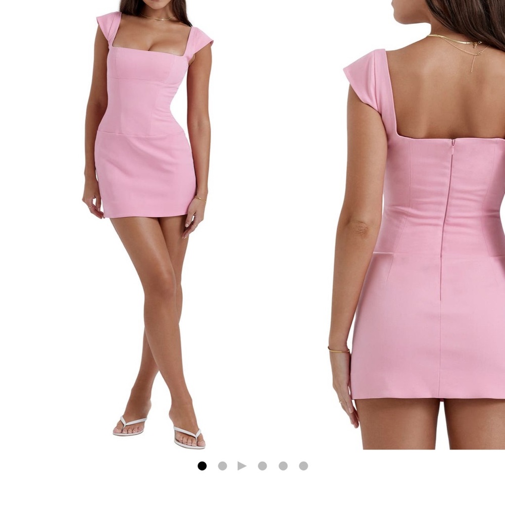 House of CB - pink mini dress - size medium fits small
